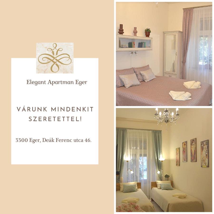 Elegant Apartman Eger Bagian luar foto
